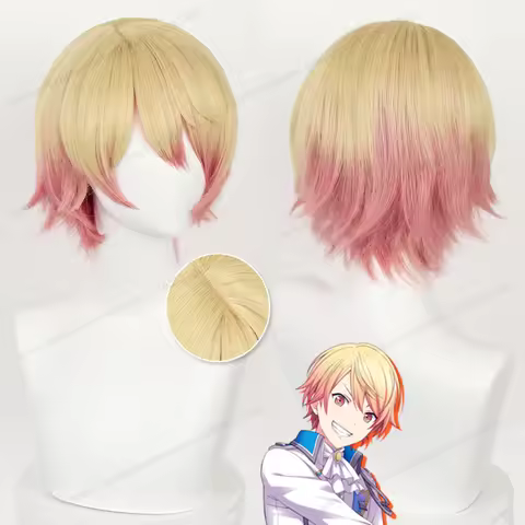 Tenma Tsukasa Cosplay Wig 30cm Short Hair Anime Halloween Heat Resistant Synthetic Wigs