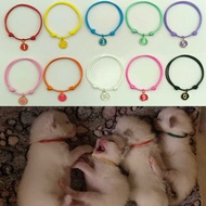 Newborn Cat Collar Adjustable Newborn Puppies with Number Marking Collar Pet Identification Collar K