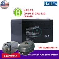 NEW Aquarium Hailea CP-60 CPA-60 CPA-120 CP60 CPA120 CPA60 ORIGINAL BATTERY AC/DC Air Oxygen Pump AC