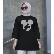 ARELS.ID Latest Oversized T-shirts for Women, 7 Sleeves,/ 8, Chest Size 130, ML, XL, XXL, Jumbo Over
