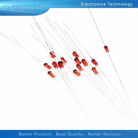 10pcs/lot 1N34A 1N34 Germanium Diode 50mA 65V DO-35 (DO-204AH) IN34A IN34 Axial for TV FM AM Radio D