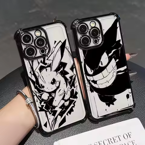 P-Pikachu G-Gengar P-Pokemons Art For Google Pixel 8 7 10 9 Pro XL A 7A 8A 9A 10A 5G Case Silicone C
