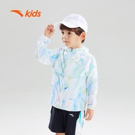 [UPF50+] ANTA KIDS Boys SunscreenJacket Running SportsJacket Little Kids 4-7 Years 3524C9603
