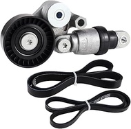 Serpentine Belt Drive Component Kit Compatible with Mazda 3 6 CX-3 CX-5 CX-9 CX-30 MX-5 Miata 2.0L 2