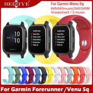 Sport silicone Strap For Garmin Venu Sq Smartwatch Band For Garmin Forerunner 645 245 245M /Vivoacti