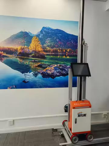 Germany Quality 9600DPI AI 4K wall printer machine 3D 5D automatic intelligent uv vertical wall prin