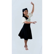 kimona at saya plain black buwan ng wika costume for kids
