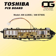 TOSHIBA AW-1190S AW-9790S OEM PCB BOARD AW-1190 AW-9790 CONTROL BOARD WASHING MACHINE