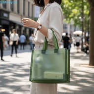 DWAYNE Water-Sprinkling Festival PVC Tote, Thick Durable Transparent Handbags,  Packaging Plastic PV