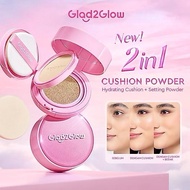 NAFIRIBEAUTY - GLAD2GLOW 2IN1 PERFECT PAIR CUSHION POWDER + SETTING POWDER