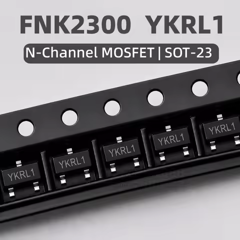 50PCS FNK2300 N Channel MOSFET SOT-23 SMD 20V 3A Power MOSFET Load Switch Battery Protection Electro