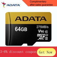 YQ5 ADATA Micro SD Card 64GB Micro SD 128GB Flash Memory Card SD 256GB U3 8K V90 Microsd up to 275-290Mb TF Cards for PC