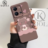 Case Hp Vivo V25 / V25E - Casing Hp Vivo V25 / V25E - KAJOLA - Fashion Case - Kesing Vivo V25 / V25