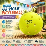 High‐Visibility X-ace Pro 40 Pickleballs | USAPA Approved Durable Outdoor Tournament Balls