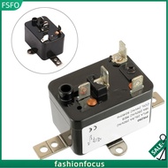24V AC Fan Relay  Heavy Duty Fan Relay AC Switch SPST + Bracket for HVAC Systems