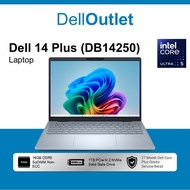 DELL 14 Plus DB14250 Komputer Riba Laptop ( Intel Core Ultra 5 / 16GB RAM / 1TB SSD / 14" WQXGA) / I