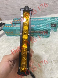 Đèn led thanh trợ sáng 1 hàng 18cm. Đèn led thanh đá còi Runlai 18W. Điện 12v và 24v