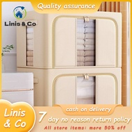 [Linis&Co]Folding storage box quilt storage box clothes storage box wardrobe home 24L/66L/110L