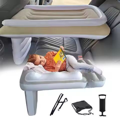 Inflatable Car Airplane Bed Mattress Air Bed Seat For Kid Baby Extender Sleeping Mattress Seat For T
