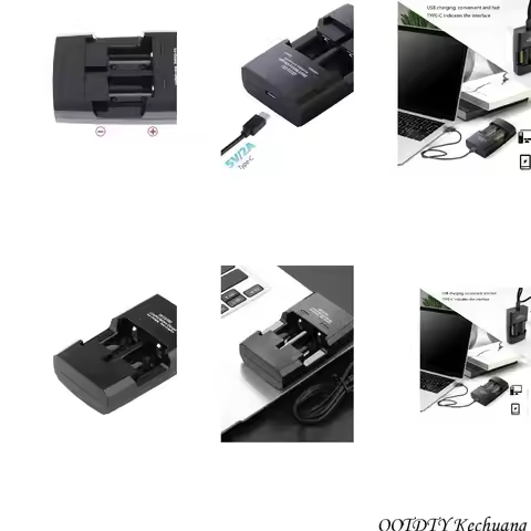 32GC CR123 CR2 Lithium Battery USB Input for RCR123 RCR2 16340 17335 14250