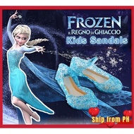 Baby Girl Shoes Frozen Sandals Elsa Shoes Cinderella Crystal Shoes for Kids HighHeel Princess Frozen