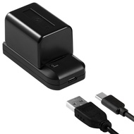 Camcorder Video Digital Camera Travel Charger and 3.7V 2000mAh NP-FV5 Plus Li-ion Rechargeable Batte