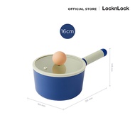 LocknLock หม้อด้ามพร้อมฝา LocknLock Rolling Pop ขนาด 16 cm. รุ่น LOP1161IH