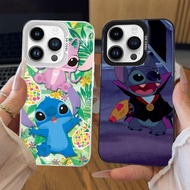 Case for iPhone 16 15 Plus Pro Max Soft A-33 Lilo Stitch
