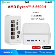 SZBOX Ryzen 5 6600H MINI PC DDR5 5600Mh M.2 2280 NVME SSD Intel I7 13620H Windows 11 Pro WIFI6 BT5.2