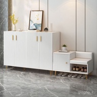 LP-6 SG🥭QM Light Luxury Shoe Cabinet Home Door outside Simple Modern Shoe Changing Stool Home Internet Celebrity Entranc