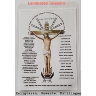 ☍✘♝Consecrated Laminated Talandro for Protection &amp; Luckycharm
