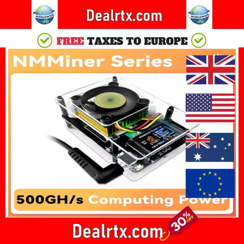 NEW Bitaxe NMAxe Bitcoins Miner Official Ultra BM1366 ASIC Chip Solo Lottery Miner 500GH/S Fully Ope