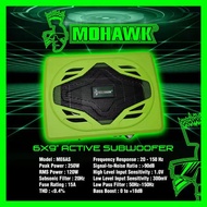 MOHAWK Car Audio ME SERIES 6x9 inch Under Seat Reflex Active Subwoofer 320W - ME6AS