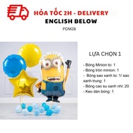 Minion Combo Balloon For Birthday Party Decoration Set - Minion Combo Balloon For Birthday Party Dec