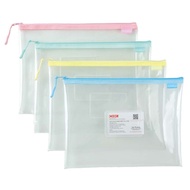COX Sanyan B5/A4/B4 EVA Environmentally Friendly Transparent Zipper Bag Color Random 12pcs/Dozen NO.