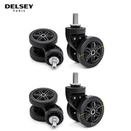 【In stock】Luggage mute universal wheel equipment accessories to replace round of the DELSEY行李箱静音万向轮箱包配件替换轮法国大使delsey3841轮子 CBQM