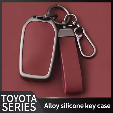 Fashion Car Key Cover for Toyota Alphard Vellfire Voxy Noah Esquire Harrier PREVIA with Keychain Key