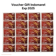 Voucher Fisik Indomaret 25 Ribu Gift Card