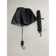 Black anti-UV 2-fold umbrella