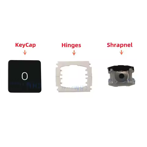 Replacement Individual O KeyCap Hinges and Shrapnel are Applicable for MacBook Pro A1534(2017)A1706 