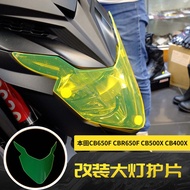 Suitable for Honda CB650F CBR650F CB500X CB400X Modified Headlight Guard Headlight Color Change