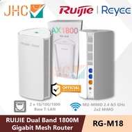 Ruijie RG-M18 Dual Band Gigabit Whole Home Mesh Router 1800M WiFi 6