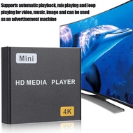 TECHCHIP-Mini 4K HDD Media Player 1080P Horizontal and Vertical Digital Video Player with USB Drive/