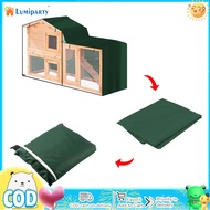 Triangle Rabbit Hutch Cover 210D Oxford Cloth Waterproof Bunny Hutch Cage Dust Cover Guinea Pig Anim