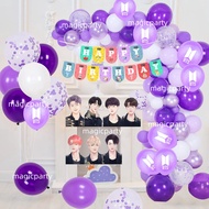 BTS Theme Balloon Engagement Graduation Anniversary Birthday Wedding Balloons Party Decorations BT21