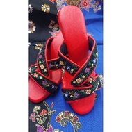 Beaded Shoes Baba Nyonya/ Kasut Manik Nyonya 100%Hand-Made Premium Exclusive