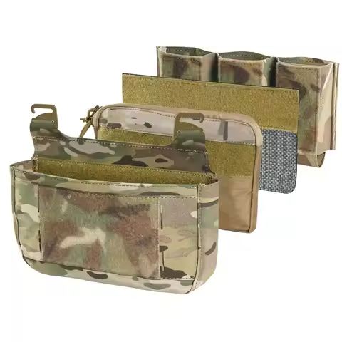 FCPC V5 DOPE Front Flap G-hook Pouch Triple Magazine Insert For 5.56 7.62 AR15 Kangaroo Bag FCSK Pla
