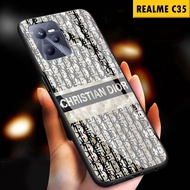 [A08] Realme C35 Case Realme C35 Glitter Glass Softcase Realme C35 Phone Case/ Realme C35 Case/