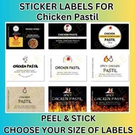 CHICKEN PASTIL STICKER LABELS | PEEL & STICK
