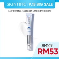 SKINTIFIC 360° Crystal Massager Lifting Eye Cream Eye Serum Removes Fine Lines Dark Circles With Nia